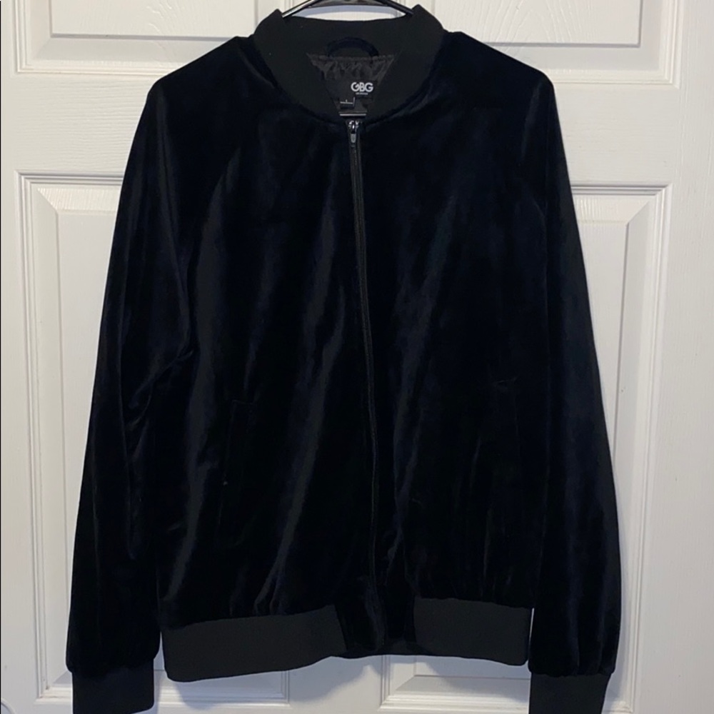Guess Black Bomber Jacket